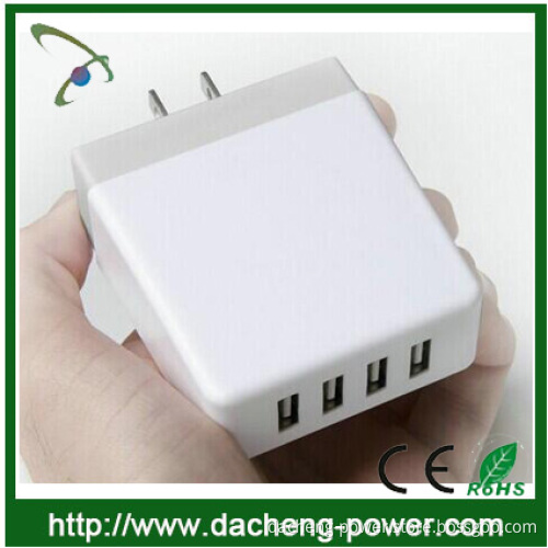 Fast charging speed 5V 7.2A 4 port usb charger wall adapter for iphone Samsung tablet